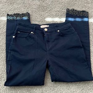 Ted Baker Jeans with Gold Embellished Cuffs SZ 28